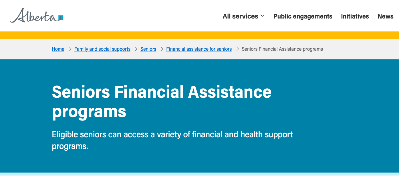 Financial Assistance Programs For Eligible Seniors Healthy Aging CORE   Screen Shot 2020 04 30 At 2.19.40 PM 